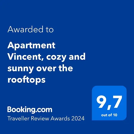 Apartament Vincent, Cozy And Sunny Over The Rooftops